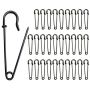 30 Pcs Large Safety Pins 6CM Long