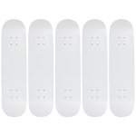 Moose 8.0" Blank Skateboard Deck Dipped White 7-PLY Canadian Maple