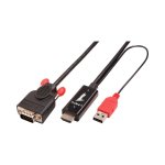 Lindy 2M HDMI Male To Vga Male With USB 41456