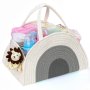 Large Nordic Rainbow Diaper Caddy