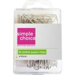 Simple Cho 50MM Nickel Paper Clips