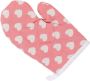 Heat Resistant Cotton Oven Mitts Thickened Small Baking Gloves Non-slip