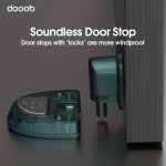 1PC Wind-resistant No-sound Door Stopper With Lock - Perfect For Bedroom Privacy