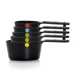 OXO Good Grips 6-PIECE Interlocking Measuring Cup Set Black