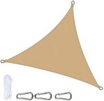 Zs - Sun Shade Sail Net 3.5X3.5X3.5M Easy To Install Uv Protection