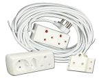 Extension Cord 15M Bundle With 3 Way Multi-plug And 1 Adapter