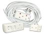 Extension Cord 15M Bundle With 3 Way Multi-plug And 1 Adapter