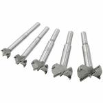 Forstner Drill Bit Set 5PCS 15-35MM High Strength Steel Flat Bit Drill Set Woodworking Hole Saw Wood Cutter Tool Father's Day Gi