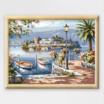 Adult Paint By Numbers With Frame - Views Of The Harbour