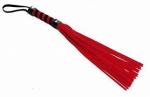 Frisky Short Suede Leather Flogger Red