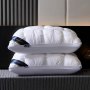 Luxury Hotel-Quality Neck Support Pillow - Hypoallergenic Machine Washable Soft Polyester Fiber Filling For Deep Sleep & Comfort