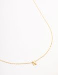 Goldair Gold Plated Sterling Silver Letter K Necklace