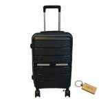 Smte Ultimateguard 1-PIECE Ubk Suitcase 70 Cm With Keyring Black With Keychain