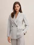 Sophia Oversized Suit Blazer - 16 Grey Suit