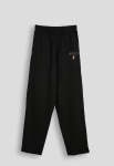 Polo Girls Hannah Embroidred Jogger Black - Black 13 To 14