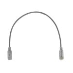 Linkbasic 22CM Utp CAT6 Nano Thin Patch Cable Grey 6 Pack By Valotronics