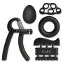 Hand Grip Strengthener Workout Kit - 5 Pack - Grippers & Finger Trainers