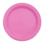 Large Pink Party Plates Pack Of 20
