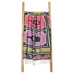 Ndebele Cerise Throw