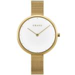 Papir Lille-gold Lds White Dial Gold Mesh Strap V230LXGWMG