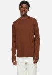 Regular Fit Jersey Top - Dark Brown