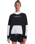 Women's Ua Rival + Fleece Hoodie - Black XS