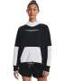 Women's Ua Rival + Fleece Hoodie - Black / XS