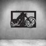 Motorcycle 2 - Rust Coat L 900 X H 600MM