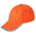 Pioneer Hi-vis Cap Orange With Reflective New