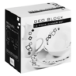 Geo Block Black & White Dinner Set 12 Piece