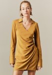 Collared Dress - Mustard Yellow