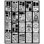 Journal Stencil Set-planner Diary Journaling ACCESSORIES-20 Pieces