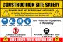 Construction Site Safety Children Must Not Enter This Site 60X80CM Sign.