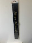 Happy Anniversary Sash Black And Gold