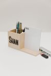 Wooden Desk Organiser - Afrikaans