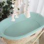 Moses Basket Liner And Fitted Sheet Only Sage Green