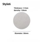 Coffee Accessories Steel Reusable Coffee Filter Screen 58MM-1.7MM