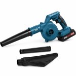Zm 21V Max Rechargeable Portable Blower With Lithium Battery Cordless Handheld Air Blower For Dust Cleaning Car Interiors Worksh