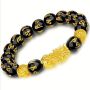 Feng Shui Obsidian Fortune Bracelet By Libernace