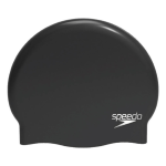 Speedo Moulded Silicone Black Cap