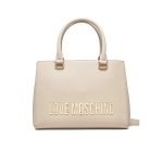 Top Handle Logo Bag -ivory