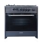 Meireles Freestanding Gas Electric Black Stove E915D1 Bl