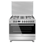 Ferre Freestanding 90CM 4 Gas And 2 Electric Plates Electric Oven Full Stainless Steel