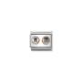 Composable Classic Link With Light Blue Topaz