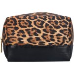Clicks Toiletry Bag Wild Brown Leopard