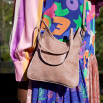 Genuine Leather Cross Body Bag - Dusty Pink Free