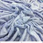 Emerald 1.8KG Supersoft Mink Embossed Blanket Double Assorted Colours Designs - 4