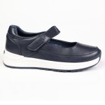 Pierre Cardin Velcro Strap Flat - Navy - 8