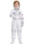 Nuehoryu Kids Astronaut Costume Pilot Costume For Boys Girls Space Outfit For Halloween Dress Up 5-7 Years