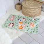 Personalised Fleece Blanket Woodlands And Leaf
